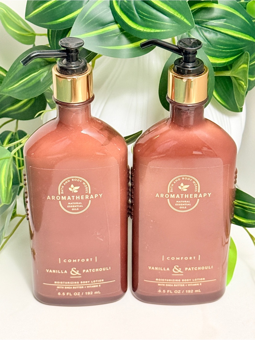 BBW Aromatherapy Comfort Vanilla & Patchouli Moisturizing Body Lotion - New